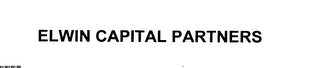 ELWIN CAPITAL PARTNERS