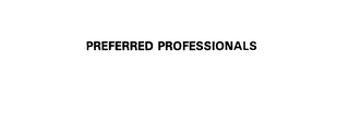 PREFERRED PROFESSIONALS