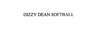 DIZZY DEAN SOFTBALL
