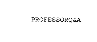 PROFESSORQ&A