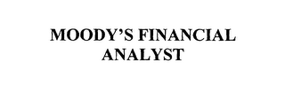 MOODY'S FINANCIAL ANALYST
