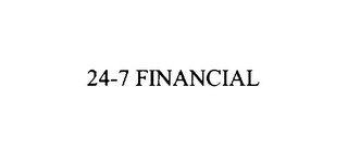 24-7 FINANCIAL
