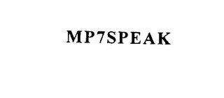 MP7SPEAK