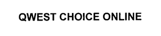QWEST CHOICE ONLINE