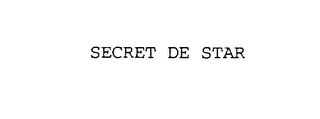 SECRET DE STAR