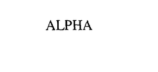 ALPHA