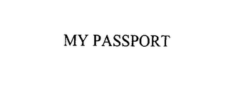 MY PASSPORT