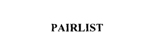 PAIRLIST