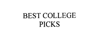 BEST COLLEGE PICKS