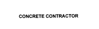 CONCRETE CONTRACTOR