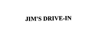 JIM'S DRIVE-IN
