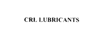 CRL LUBRICANTS