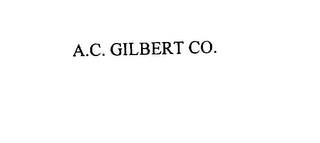 A.C. GILBERT CO.