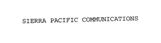 SIERRA PACIFIC COMMUNICATIONS