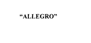 "ALLEGRO"