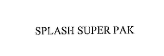 SPLASH SUPER PAK