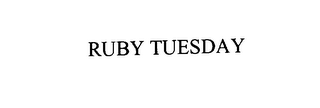 RUBY TUESDAY