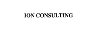 ION CONSULTING