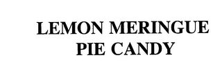 LEMON MERINGUE PIE CANDY
