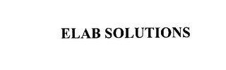 ELAB SOLUTIONS
