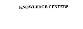 KNOWLEDGE CENTERS