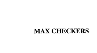 MAX CHECKERS