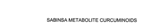 SABINSA METABOLITE CURCUMINOIDS