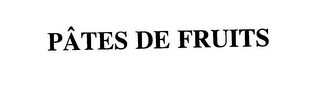 PATES DE FRUITS