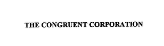 THE CONGRUENT CORPORATION