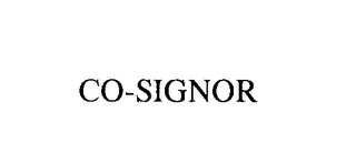 CO-SIGNOR