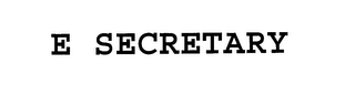 E SECRETARY
