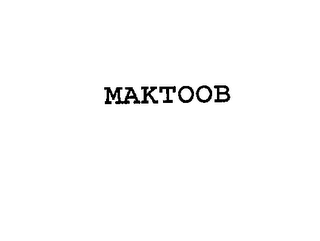 MAKTOOB