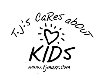 T.J.'S CARES ABOUT KIDS WWW.TJMAXX.COM