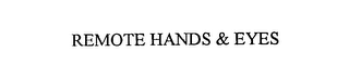 REMOTE HANDS & EYES