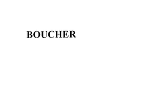 BOUCHER