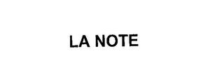 LA NOTE