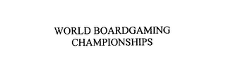 WORLD BOARDGAMING CHAMPIONSHIPS