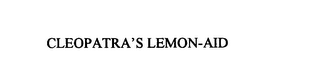 CLEOPATRA'S LEMON-AID