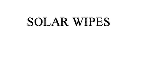SOLAR WIPES