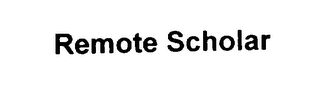 REMOTE SCHOLAR