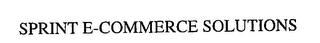SPRINT E-COMMERCE SOLUTIONS