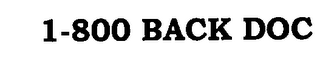 1-800 BACK DOC
