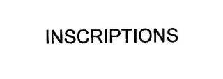 INSCRIPTIONS