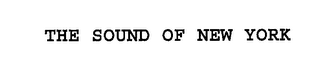 THE SOUND OF NEW YORK