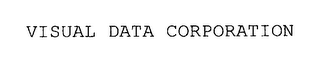 VISUAL DATA CORPORATION
