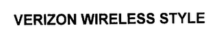 VERIZON WIRELESS STYLE
