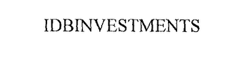 IDBINVESTMENTS