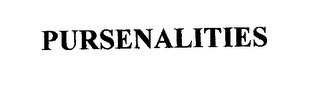 PURSENALITIES