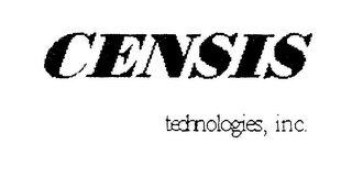 CENSIS TECHNOLOGIES INC.