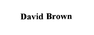 DAVID BROWN